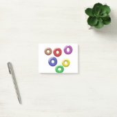 Quirky-gepunktete Donuts Post-it Klebezettel (Büro)