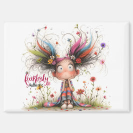 Quirky Girl Authentic Magnet