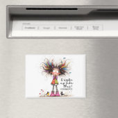 Quirky Girl # Flawless Magnet (In Situ (Geschirrspüler))