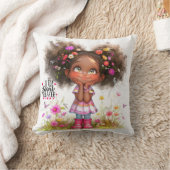 Quirky Girl Heartbreaker Throw Kissen (Decke)