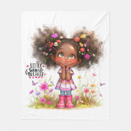 Quirky Girl Little Heartbreaker Fleecedecke
