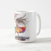 Quirky Girl Rain Dream Tasse (VorderseiteRechts)