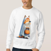 Quirky Halloween Fox Sweatshirt (Vorderseite)