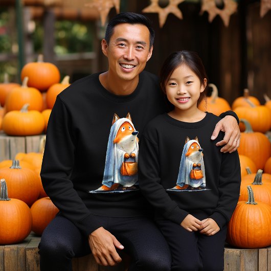 Quirky Halloween Fox Sweatshirt