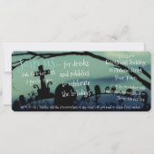 Quirky Halloween-Party Einladungen (Rückseite)