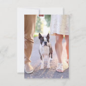 Quirky Hand Drawn Doodle Shoes Foto Hochzeit Save The Date (Rückseite)