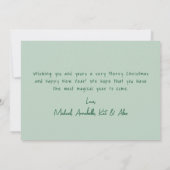 Quirky Hand Drawn frohe Weihnachten (Rückseite)