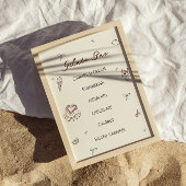 Quirky Hand Drawn Gelato Bar Poster