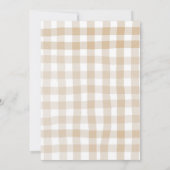 Quirky Hand Gezeichnet ein Albernes Gänse Geburtst Einladung (Rückseite)