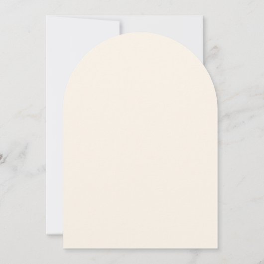 Quirky-handgeschriebene Illustrierte Arch-Hochzeit Einladung (Rückseite)