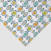 Quirky Hanging Circles Retro Mitte Jahrhundert Wei Seidenpapier (Ausschnitt)