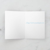 Quirky Hare Easter Card Karte (Innenseite)