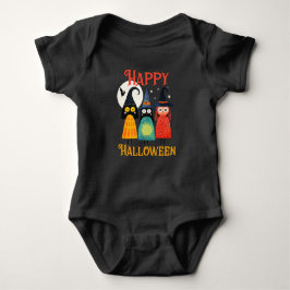 Quirky Hexen Happy Halloween Spooky Niedlich Baby Strampler