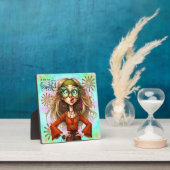 Quirky Hippie Chic Beautiful Tabletop Plaque Fotoplatte (InSitu)