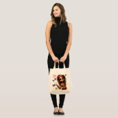 Quirky Hippie Lady Vibe Tote Bag Tragetasche (Vorderseite (Model))