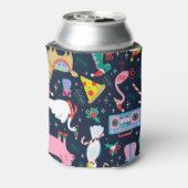 Quirky Holiday Animations and Icons Muster Dosenkühler (Kanne Rückseite)