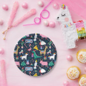 Quirky Holiday Animations and Icons Muster Pappteller (Party)