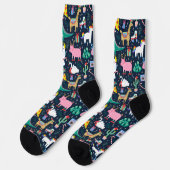 Quirky Holiday Animations and Icons Muster Socken (Linkes Detail)