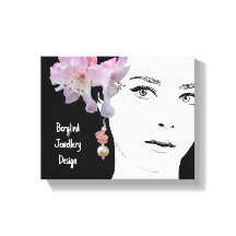 Quirky hübsch Girl Fashion Illustration Art