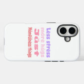 Quirky Hug Momfulness white Case-Mate iPhone Hülle (Rückseite (Horizontal))