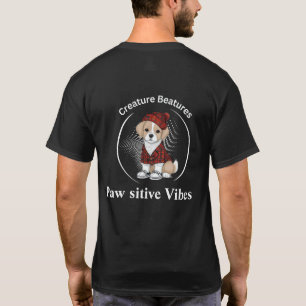 Quirky-Hund in Schottisch-Tartan Funny Sarcasm T-Shirt
