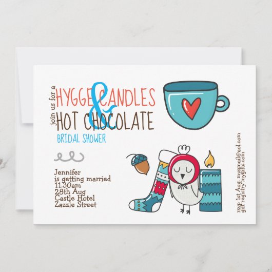 Quirky HYGGE Brautparty oder jede Einladung zu Ver (Vorderseite)