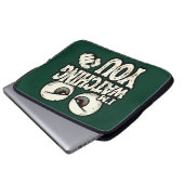 Quirky "I'M WATCHING YOU" Retro Eyes Laptop Sleeve (Vorne Knopf)