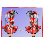 Quirky Jester & Puppet King Große Geschenktüte (Rückseite)