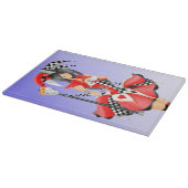 Quirky Jester und das King Chopping Board Schneidebrett (Ecke)