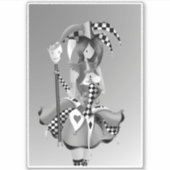 Quirky Jester und Puppet King Aufkleber (Vorderseite)