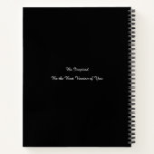 Quirky Jester und Puppet King grau Notizblock (Rückseite)