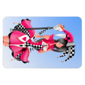 Quirky Jester und Puppet King Magnet (Horizontal)