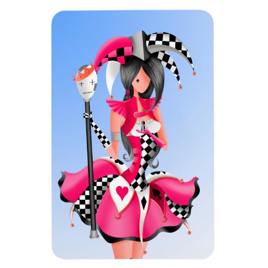 Quirky Jester und Puppet King Magnet (Vertikal)