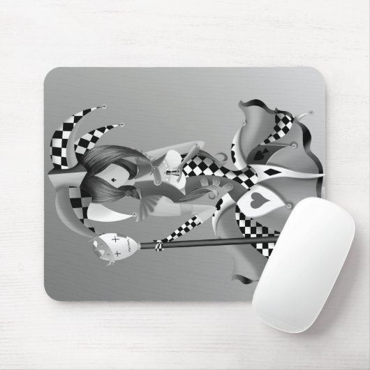 Quirky Jester und Puppet King Mousepad (Mit Mouse)