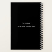 Quirky Jester und Puppet King Pink Blue Notizblock (Rückseite)