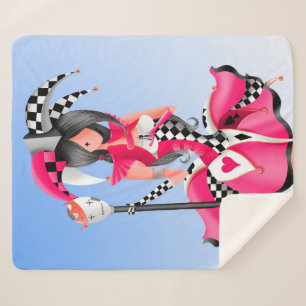 Quirky Jester und Puppet King Sherpadecke