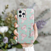 Quirky Kawaii Axolotl Pattern Case-Mate iPhone Hülle