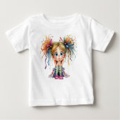 Quirky Kid Baby T-shirt (Vorderseite)