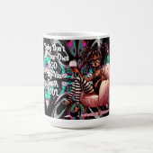 Quirky Lady Tattoos & Wine EGO Tasse (Mittel)