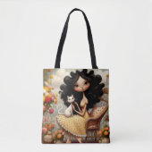 Quirky Lady Tote Bag Tasche (Vorderseite)
