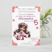 Quirky-Leuchter-Geburtstagseinladung Einladung (Stehend Vorderseite)