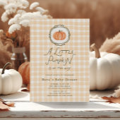 Quirky Little Pumpkin Baby Shower Einladung