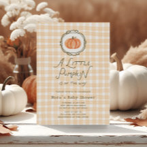 Quirky Little Pumpkin Baby Shower