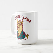 Quirky Llama Coffee Tasse - Funny Animal Lover Ges (Vorderseite Links)