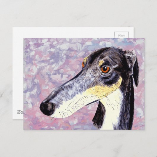 Quirky Lurcher Postkarte (Vorne/Hinten)