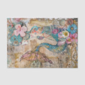 QUIRKY MERMAID DECOUPAY SEIDENPAPIER (Vorderseite)