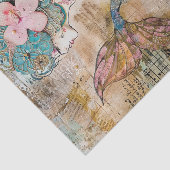 QUIRKY MERMAID DECOUPAY SEIDENPAPIER (Ausschnitt)