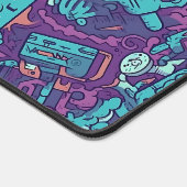 Quirky Monster Doodle Delight Schreibtischunterlage (Ecke)