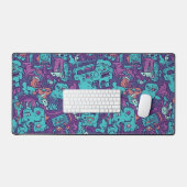 Quirky Monster Doodle Delight Schreibtischunterlage (Tastatur & Maus)