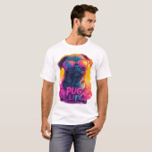 Quirky Mops in Tutu - Mops Life Design T-Shirt (Vorne ganz)